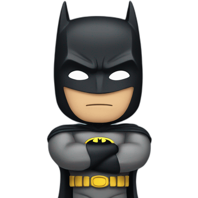 batman with arms crossed emoji