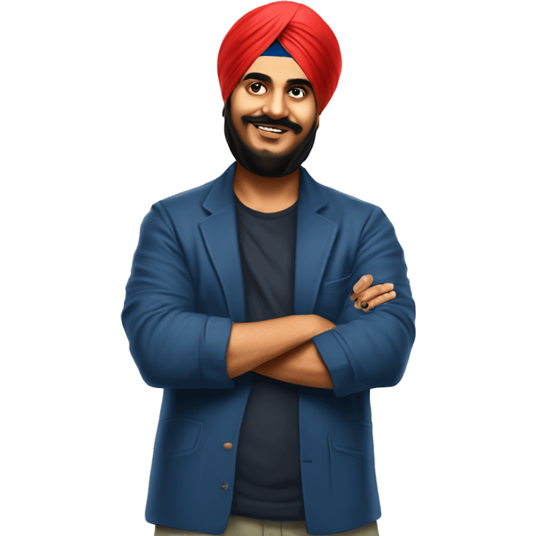 Sidhu moosewala punjabi artist  left side pose emoji