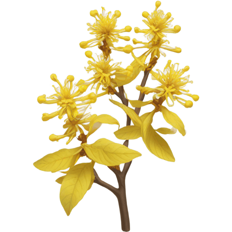 japanese witch hazel plant flower emoji