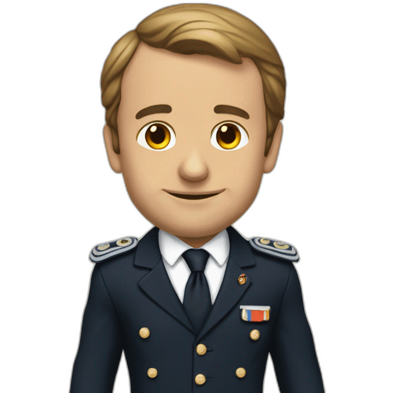 Macron en costard  emoji