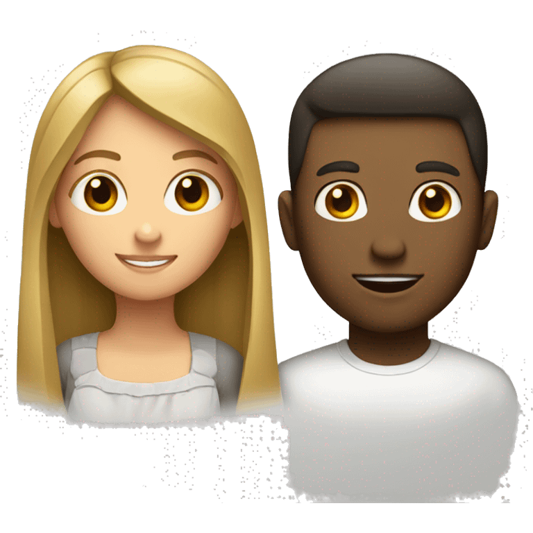 A girl and. Guy emoji