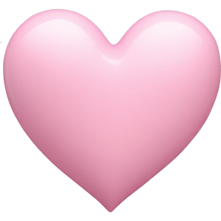 3D Light Pink Heart emoji