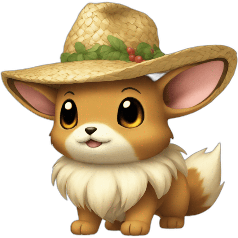 Strawhat Eevee emoji