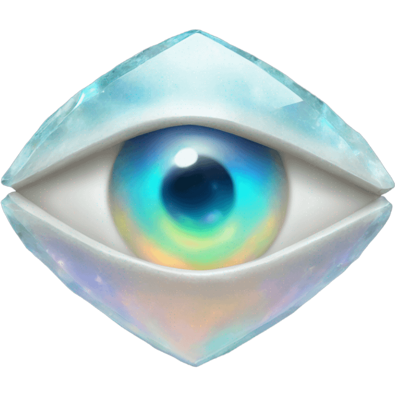 opal crystal gemstone eye of protection  emoji