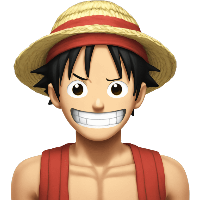 luffy one piece emoji