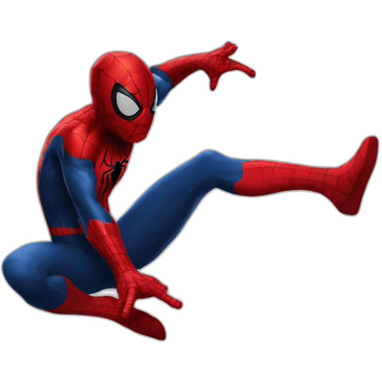 Spiderman fait de la musique emoji