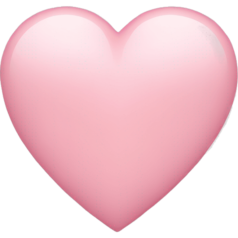 Light pink heart emoji