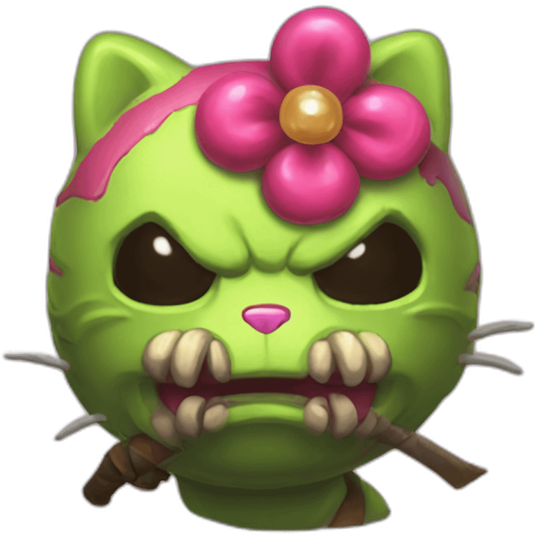 hello kitty pudge dota 2 emoji