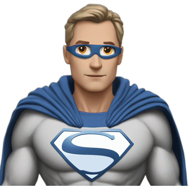 Text "Oleg" - this supermen emoji