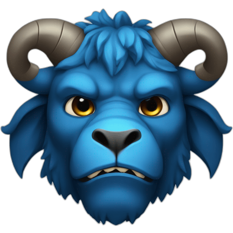 blue Minotaur emoji