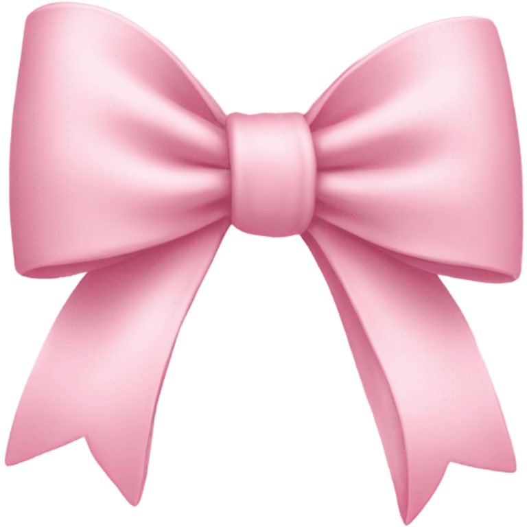 light pink bow on light pink bow emoji