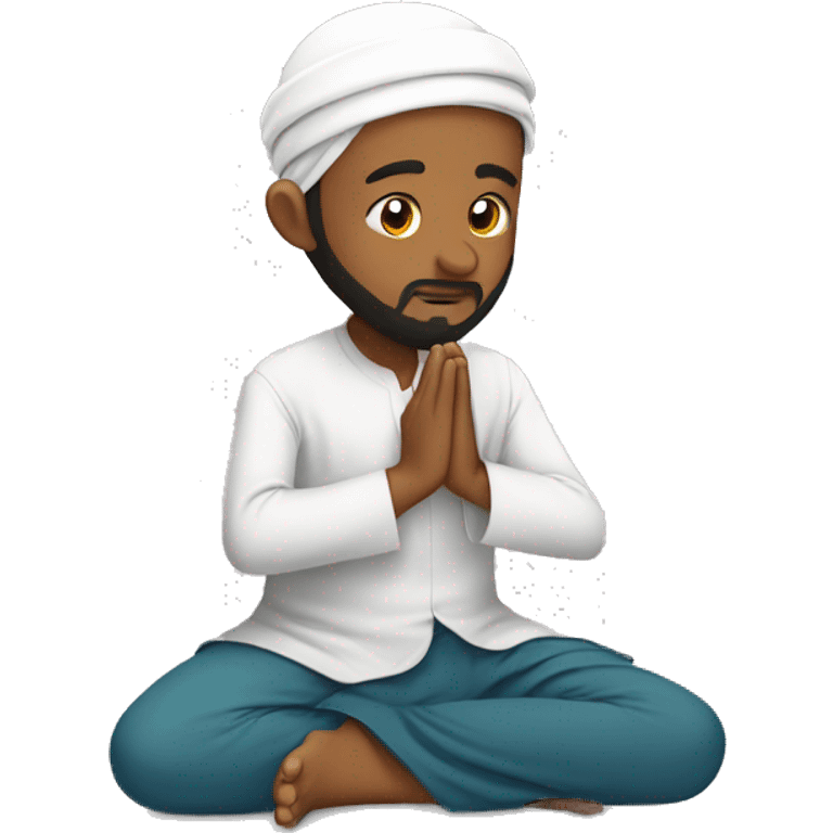 Muslim doing Sujood emoji