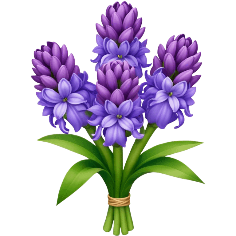 a light bouquet of Hyacinth emoji