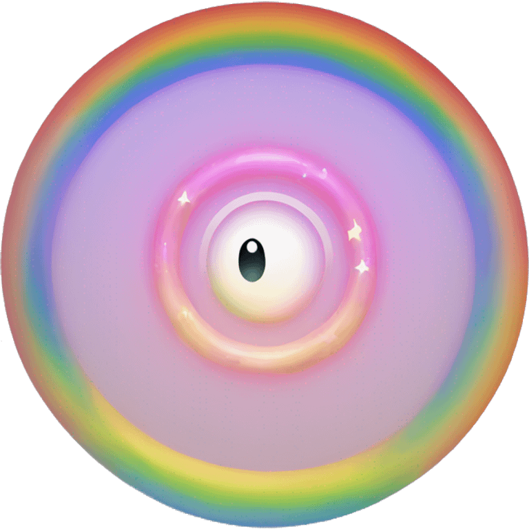 magic circle rainbow emoji