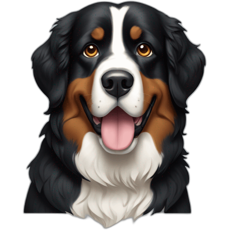 Irish Bernese mountain dog emoji