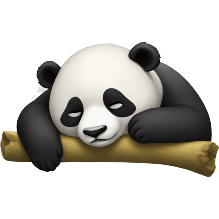 Panda sleeping emoji