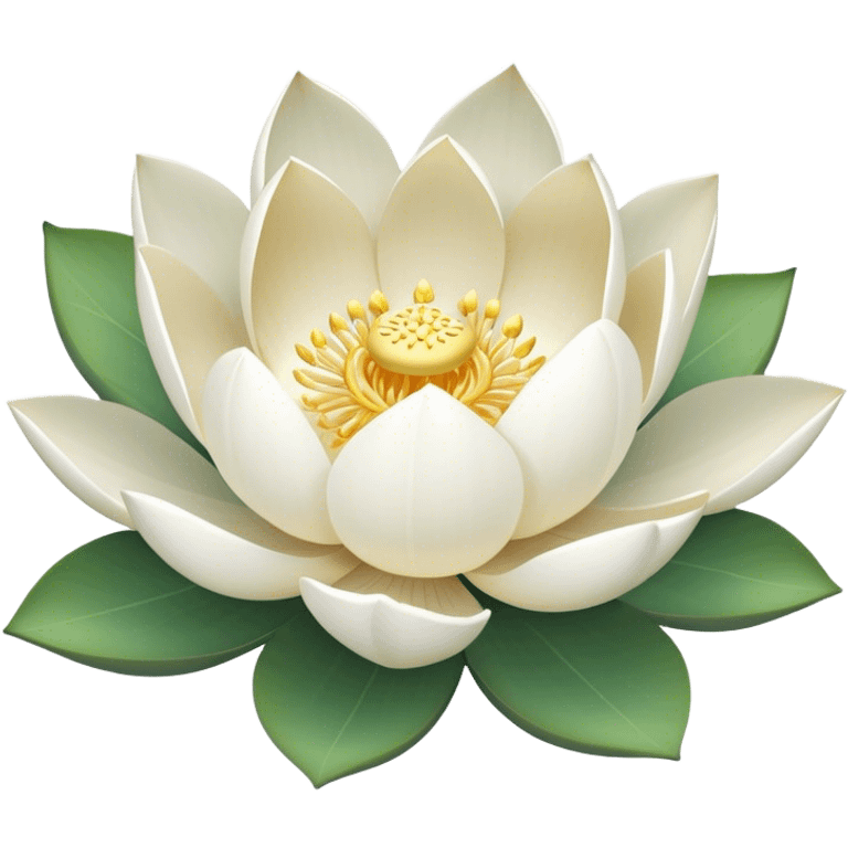 White lotus blossom emoji