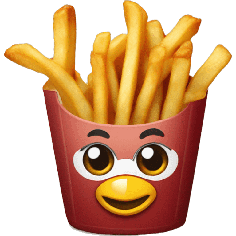 Chicken strips and French fries emoji