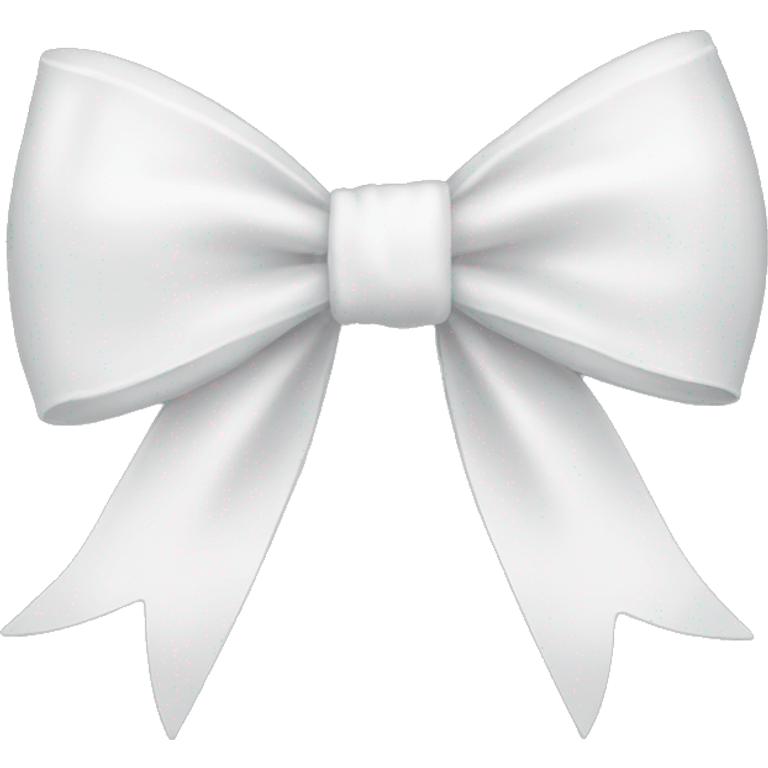 white bow  emoji