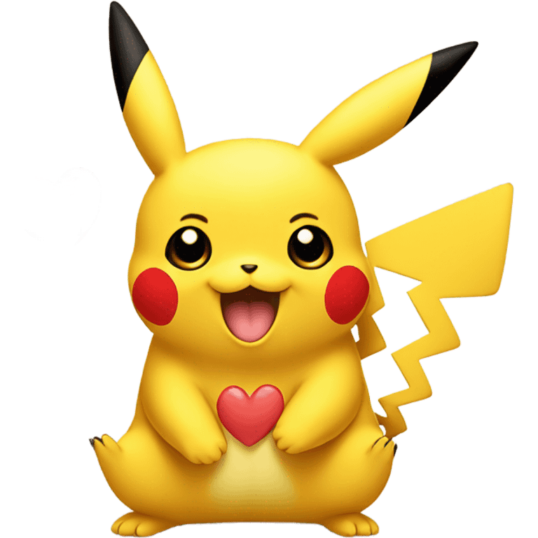 Pikatchou love emoji