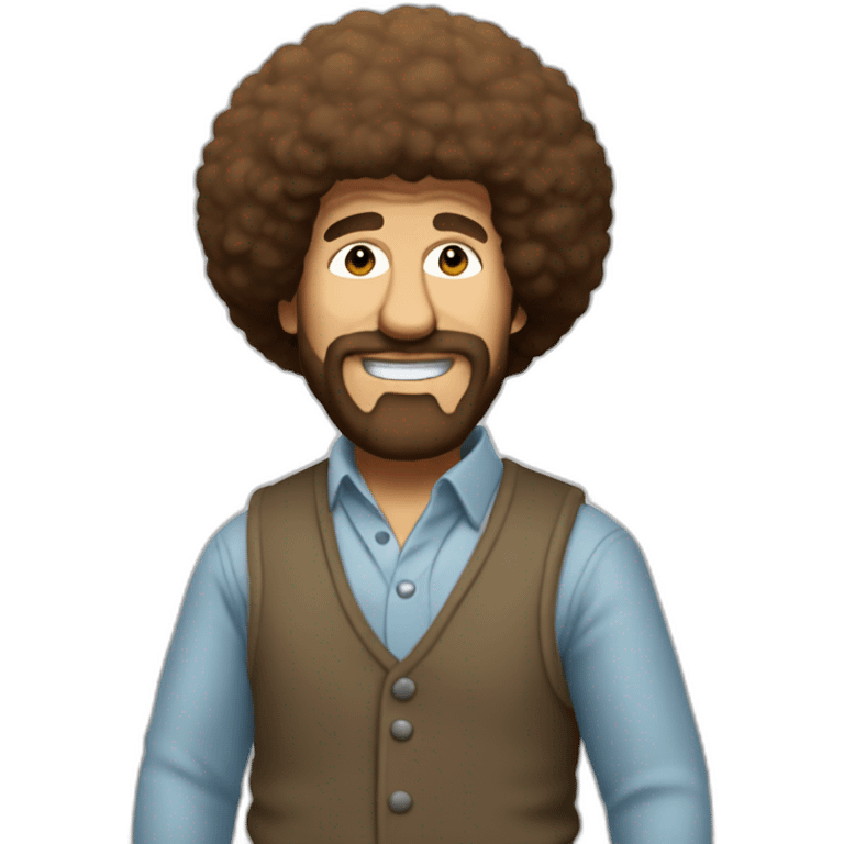 bob ross gangsta emoji