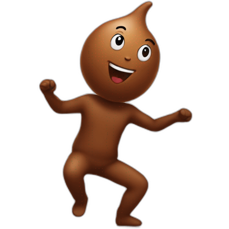 poop dancing emoji