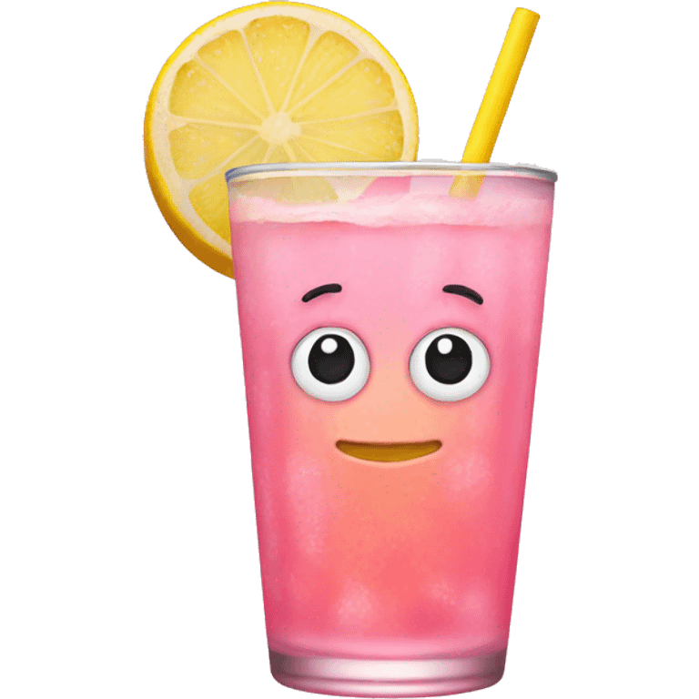 Pink lemonade  emoji