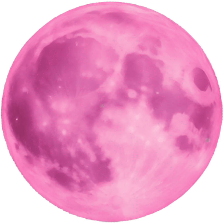 Pink moon  emoji