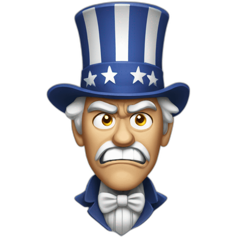 uncle sam angry emoji