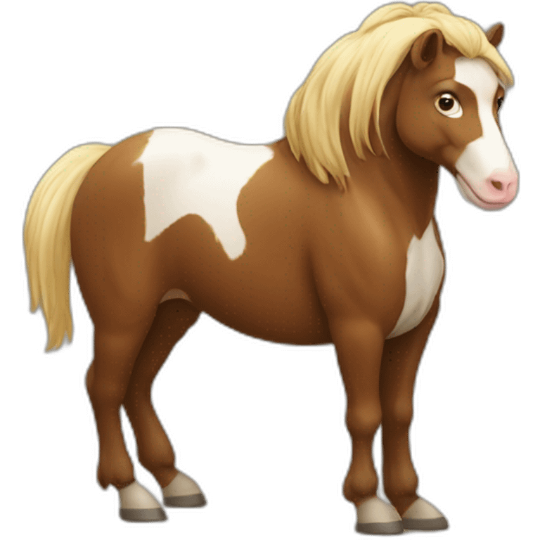 Singes qui fait du cheval emoji