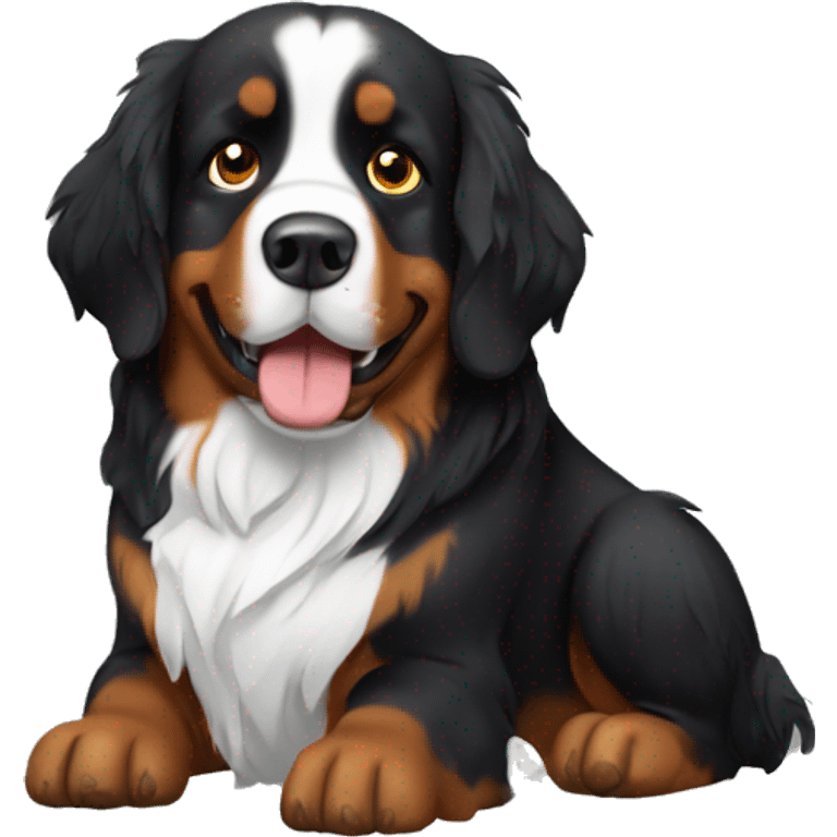 Bernese mountain bog emoji