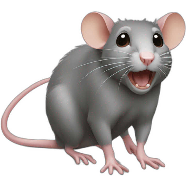 rat énerve  emoji