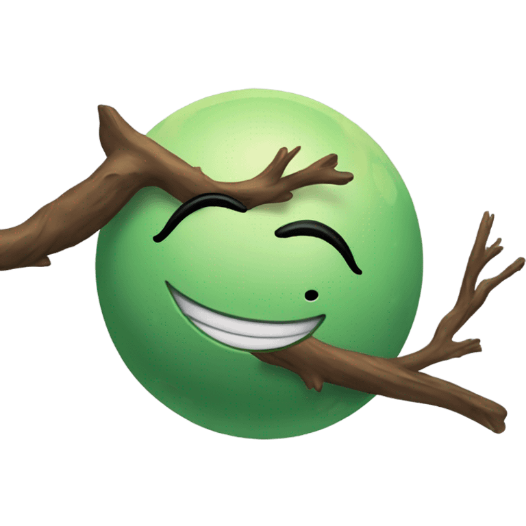 Planet Venus hugging a branch emoji