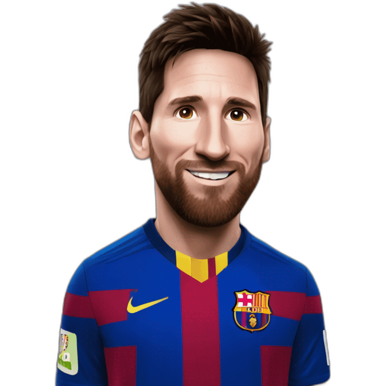 messi con cara de soprendido emoji