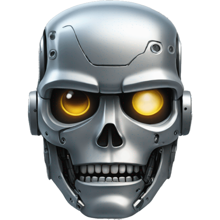 Crying Terminator Robot Model 101 emoji