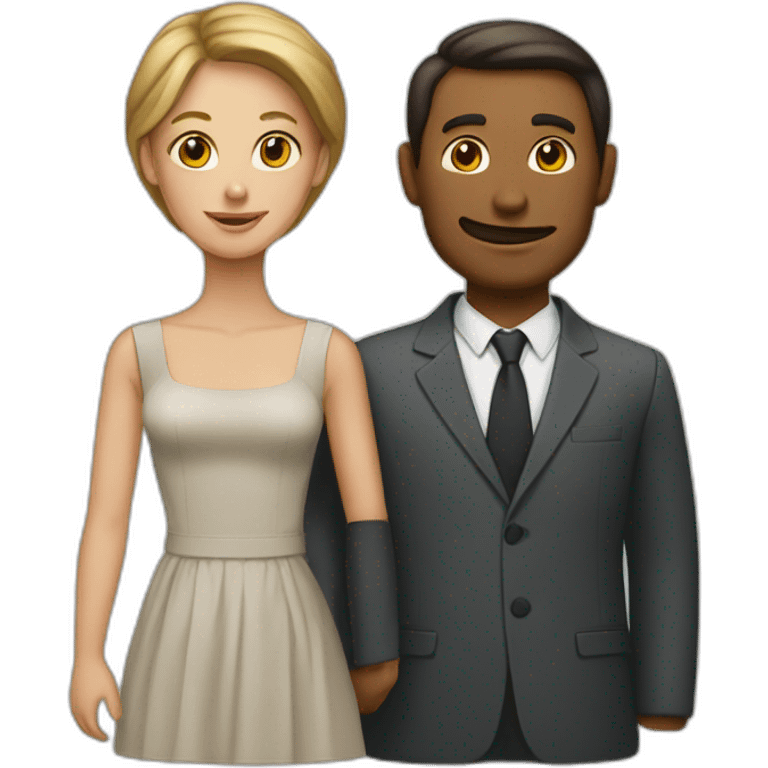 Un homme et une femme emoji