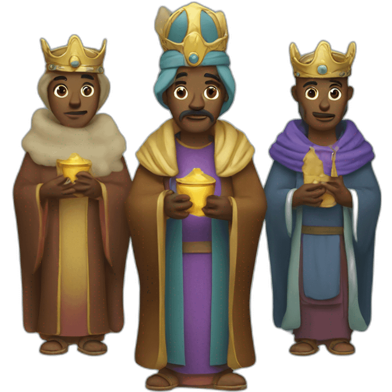 three wise men emoji