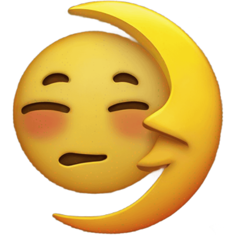 Sol y luna emoji