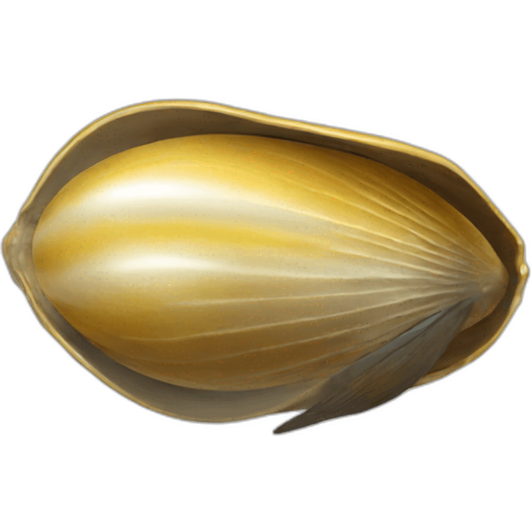 golden mussel emoji