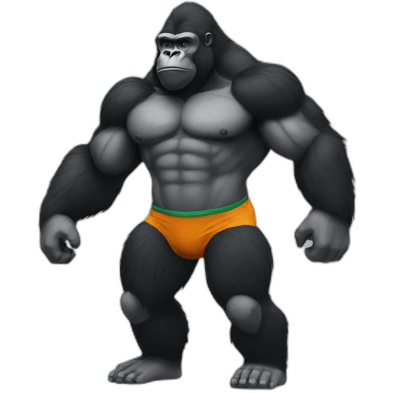 Gorilla muscle emoji