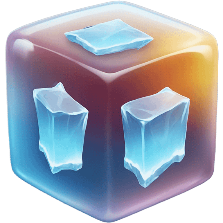 Hot ice emoji