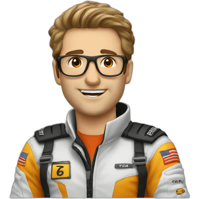 Pilote rally emoji