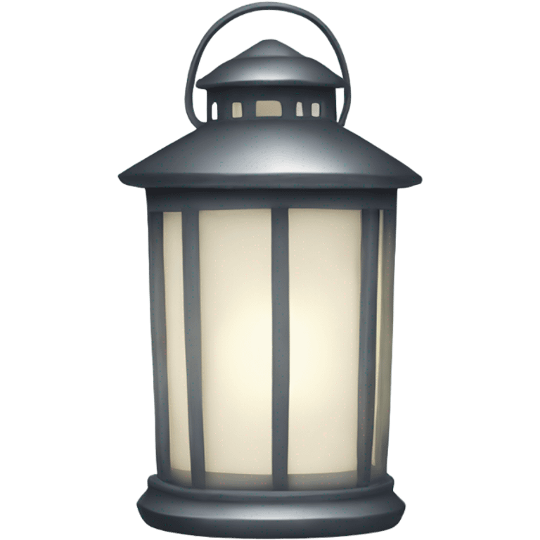 White Christmas lantern  emoji