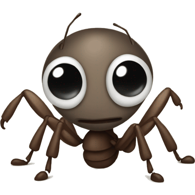 A sad ant emoji