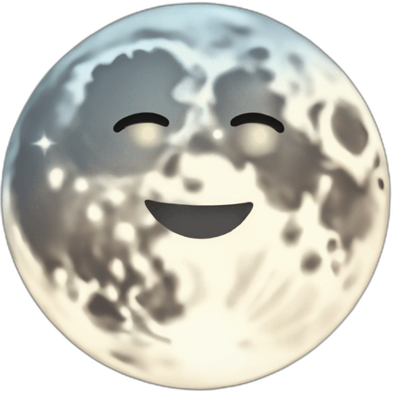 happy moon emoji