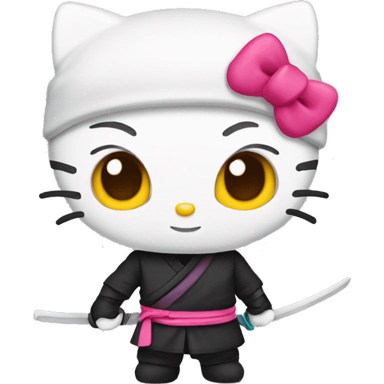 Ninja Hello Kitty emoji