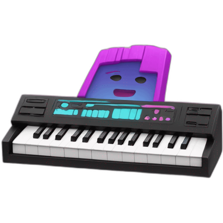 synth wave flash drive emoji