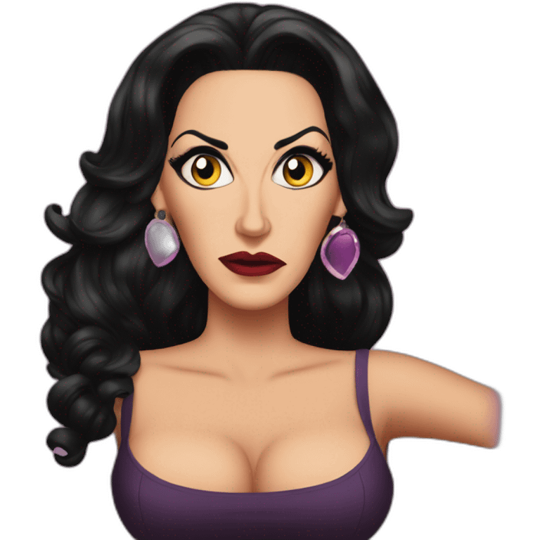 Annoyed Michelle visage emoji