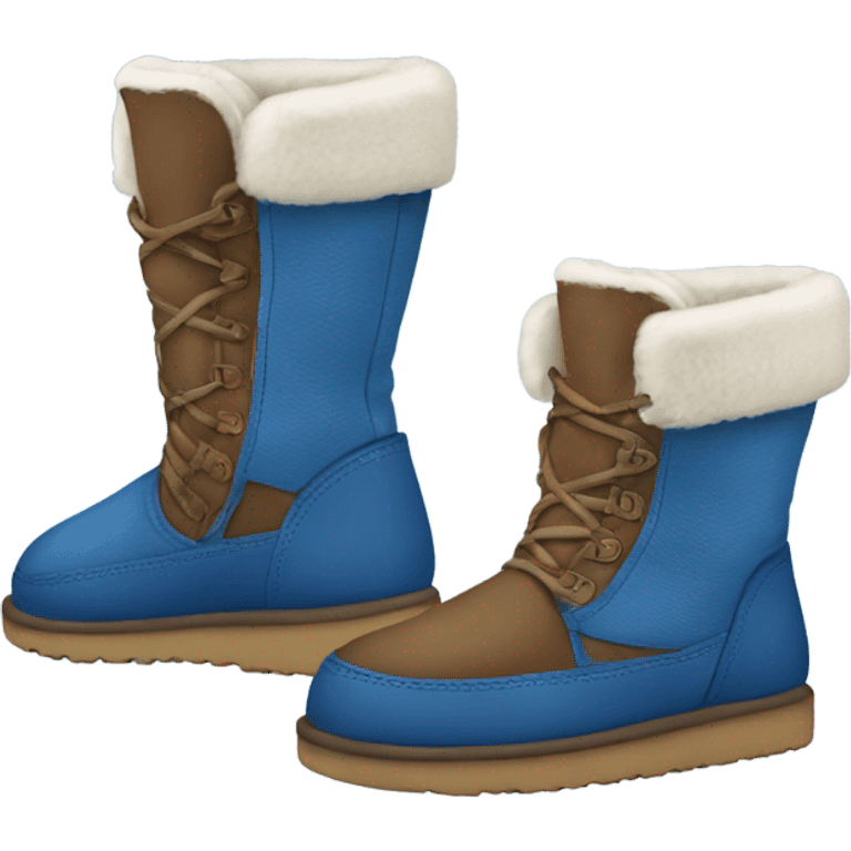 Uggs blue emoji