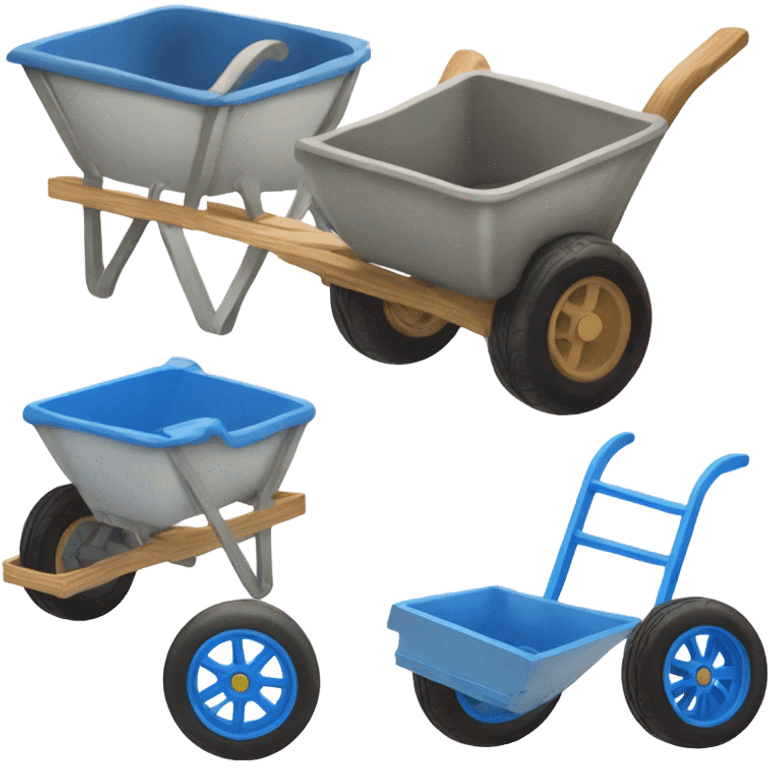 Blue barrow  emoji